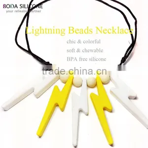 Baby Stuff Teething Necklace Safety Silicone Necklace thumbnail-6
