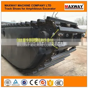 Wearable Steel Chains for Volvo Amphibious Excavator , 40Cr Steel Material, MAXWAY Machine Company thumbnail-5