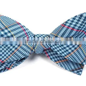 2016 Hot Sale Pantons Checkered Pattern Polyester Handmade Bowties for Men thumbnail-4