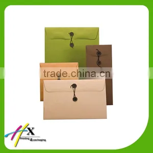Elegant Envelope With String Tie Custom Invitation Envelope thumbnail-1