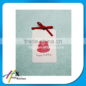 Lovely Small Paper Greeting Card With String Closure thumbnail-1