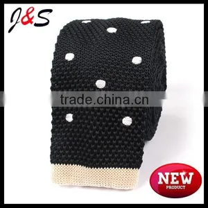 Knitted Tie With PINK Polka Dots KT043 thumbnail-5