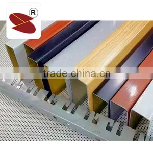 Office Fireproof Open Suspended Aluminum Baffle Tiles thumbnail-6