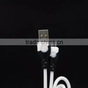 Wholesale Price for Samsung Micro Usb Charging Cable Usb Charger With Led Light, Candy Colors thumbnail-6