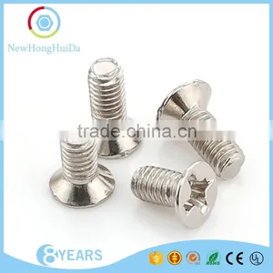 Carbon-steel Black Kilvery Cross Recessed Plated Flat Head Machine Screw thumbnail-4
