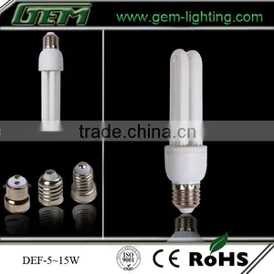 T4 2U 8000/6000/3000Hrs CE RoHS Cfl Tube Lamp E27 B22 E14 E26 Energy Save Lamp/save Energy Lamp/energy Saving Lamp 2U Lamp thumbnail-1