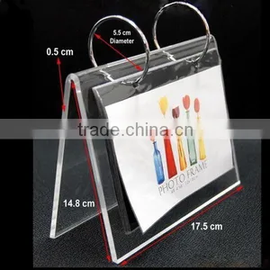 2016 New Clear Acrylic Table Calendar Display Calender thumbnail-3