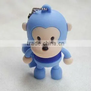 4GB BLue Milo Monkey USB Flash Drive,pvc Usb Stick thumbnail-1