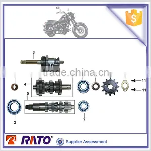 Motorcycle Camshaft Chain Sprocket Engine Bearing for TC200 thumbnail-1