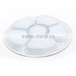 Round Disposable 6 Compartment Tray thumbnail-5