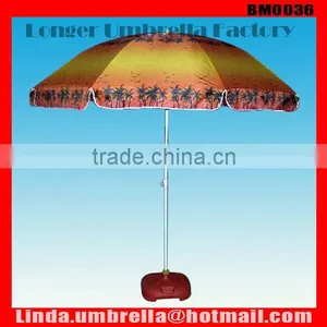 [BM0036] Polyester Fabric Beach Umbrella thumbnail-1