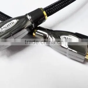 5M BLACK Metal Housing HDMI CABLE With Nylon Net thumbnail-1