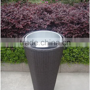 Handmade Rattan Garden Flower Pot thumbnail-3