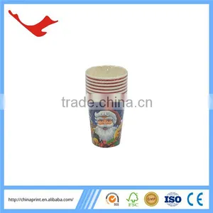 007 Christmas Decoration Custom Printed Disposable Paper Cup thumbnail-2