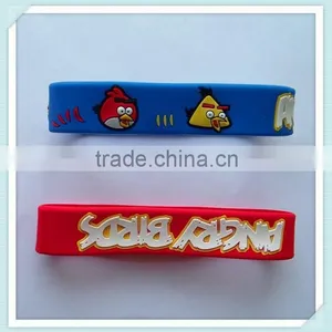 2015 Custom Cute Pvc Wristband 3d Rubber Band Bracelet Maker thumbnail-2