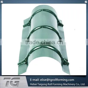 Aluminum Ridge Cap Hydraulic Machine Roof Ridge Cap Roll Forming Machine thumbnail-3