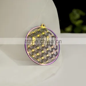 Fashion Jewelry 2016 Chakra Flower of Life Pendant Necklace thumbnail-4