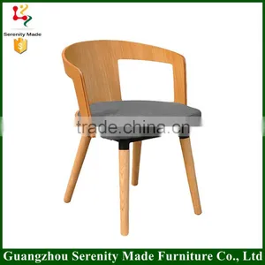 Newest Design Solid Ash Wood Dining Room Restuarant Chair thumbnail-1
