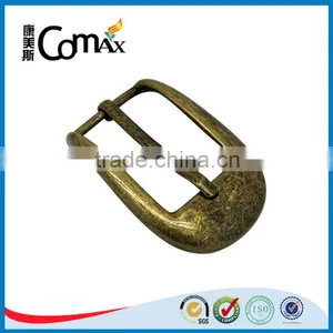 Rolling Antique Brass Metal Adjustable Pin Belt Buckle thumbnail-5