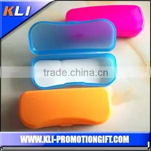 Clear Plastic Eyeglass Cases Glasses Cloth Case thumbnail-5