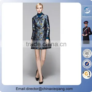 2016 Fashion Fancy Floral Winter Coat Retro Winter Coat thumbnail-1