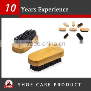Woodcarving Wooden Horse Hair Shoe Polish Brush thumbnail-1