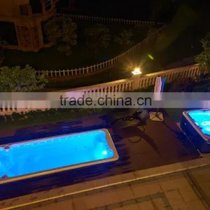 Family Outdoor Exercise Whirlpool Massage Jets Swimming Pool Hot Tub Combo thumbnail-3