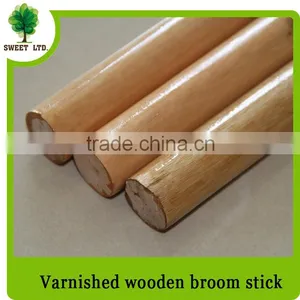 120*3.6cm Varnished Wooden Handle With Strong Quality for Cleaning Tool thumbnail-5