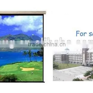 Motorised Projection Screen, Electric Projection Screen, Big Size Projector Screen for Office Home Theater School 60-300 Inches thumbnail-2