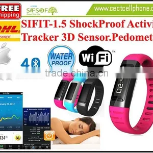 SIFIT-1.5 Anti ShockProof Activity Tracker. Bluetooth 4.0 WIFI Hotspot Calories Counter. Anti Shock Activity Tracker thumbnail-1