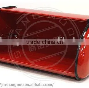 Red Color Coated Stianless Steel Bread Bin, Cookie Box thumbnail-2