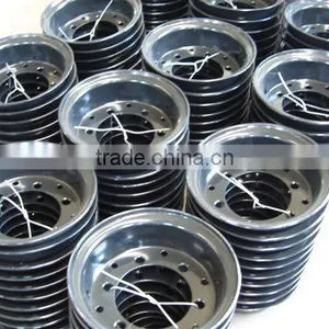 5.00F-10 Black Forklift Split Steering Wheel thumbnail-1