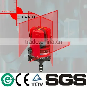 Magnatic Damping Compensator Cross Line Laser Level SY528 thumbnail-1