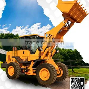 Everun Brand CE Approved ER35 Small Construction Wheel Loader Front End Loader With Standard Bucket thumbnail-1