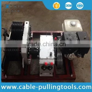 Double Capstan 5T Cable Pulling Winch With Gasoline Engine thumbnail-3