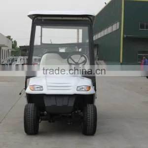 Four Seats Electric Golf Cart Including Two Rear Facing Seats thumbnail-3