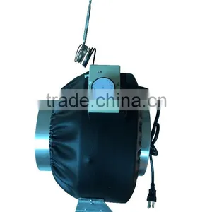 Hyroponics Mechanical Temperature Contol Centrifugal Inline Duct Fan thumbnail-4