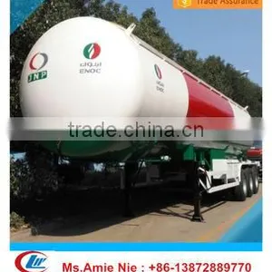 Good Quality 56 Cubic Meters Shaded Lpg Gas Tanker Semi Trailer thumbnail-1