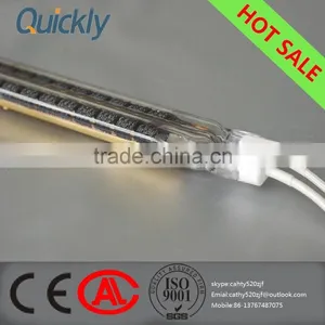Carbon Fiber Medium Wave Quartz Infrared Heating Lamp With CE Certificate for Infrared Physical Therapy thumbnail-3
