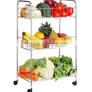 Multifunction 3-Tier Detachable Metal Vegetable Display Stand thumbnail-1