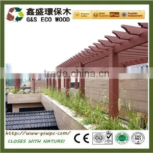 Easy Install Outdoor Terrace Composite Pergola Eco-friendly Wpc Pergola thumbnail-1