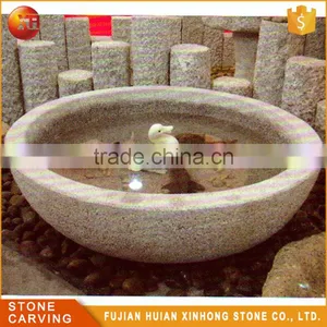 Stone Decorative Hand Carve Bird Carving Water Bowl thumbnail-2