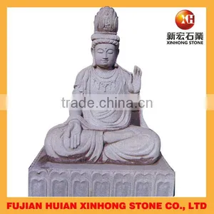 Hand Carved Sitting Jade Laughing Buddha Statues for Garden Decoration thumbnail-6