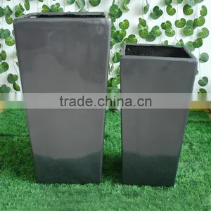 2017 European Style Tall Tapered Square Planter for Sale thumbnail-4