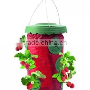 Strawberry Planter,Plastic Garden Topsy Turvy Planter as Seen as on tv thumbnail-1