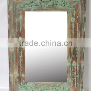 2016 Distressed Mirror Frame Wooden Mirror Frame thumbnail-2