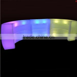 Colorful Changing Plastic Nightclub Bar Counter Professional Price for Sale thumbnail-1