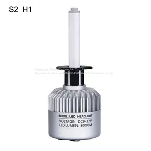 Led Headlight Car Led Headlight S2 H1 Cob Led Car Headlight High/low 72w 8000lm 2.5a Led Car Headlight thumbnail-3