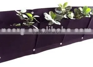 4 Pouch Horizontal Hanging Wall Fabric Pot Container thumbnail-2