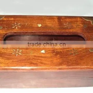 Wooden Tissue Box, Tissue Paper Holder, Paper Holder thumbnail-1